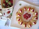 Couronne de choux aux fraises