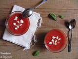 Gaspacho de tomates et poivrons