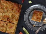 Gâteau renversé à la rhubarbe