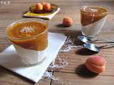 Panna cotta amande et compotée d'abricots