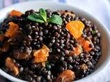 Salade de lentilles et de clémentines Corse