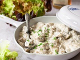 Champignons au cognac (végétarien, vegan)