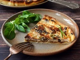 Quiche au  saumon  fumé (végétalien, vegan)