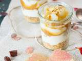 Trifle aux poires et caramel au beurre salé