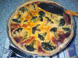 Quiche aux brocolis et au saumon