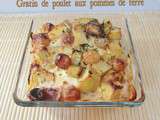 Gratin de poulet aux pommes de terre