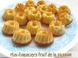 Mini-financiers aux fruits de la passion