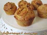 Muffins butternut et chocolat blanc