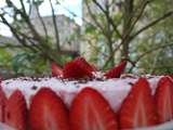 Gâteau Nuage à la fraise