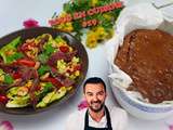 Tous en Cuisine : La Salade de Boeuf Mariné et le Brownie Noix de Pécan de Cyril Lignac