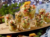 Ceviche aux crevettes en verrine pour l’apéro