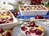 Clafoutis aux cerises et amandes facile et délicieux