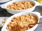 Crumble aux pommes parfait