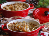 Crumble de courge butternut et fromage de chèvre