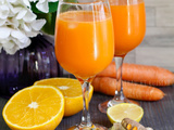 Jus de carotte orange curcuma et gingembre