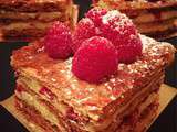 Mille feuilles aux framboises