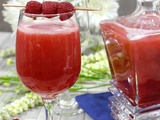 Mocktail pétillant aux framboises (apéro sans alcool)