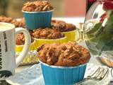 Muffins aux bananes et noix