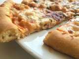 Pizzas aux crevettes et sauce rose