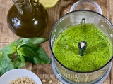 Sauce pesto au basilic