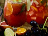 Véritable sangria espagnole sans alcool (cocktail)