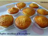 Muffins moelleux à la confiture