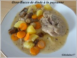 Osso-Bucco de dinde à la paysanne