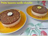 Petits bavarois vanille-chocolat