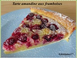 Tarte amandine aux framboises