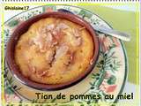 Tian de pommes au miel