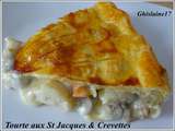 Tourte aux Saint-Jacques & Crevettes