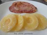 Jambon ananas et sauce à l'érable