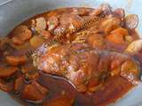 Lapin aux carottes sauce tomates