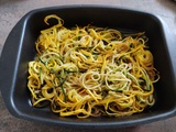 Spaghettis de courgettes au soja au cake factory