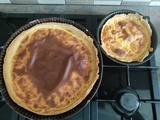 Tarte au flan avec pâte à tarte aux petits suisses