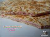 Croque Tortilla bcd (Bacon Curry Dinde)