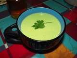 Velouté de courgette au persil