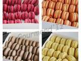 5 garnitures pour macarons: ganaches simple, montée, aux fruits et gelée de fruits