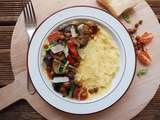 Polenta crémeuse aux légumes sautés