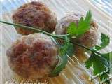 Boulettes moelleuses au blanc de poulet