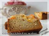 Cake moelleux à la farine de coco, aux abricots