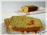 Cake salé à l'aubergine et à la farine de pois chiche