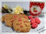 Cookies aux pralines roses