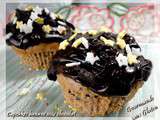 Cupcakes banane, noix et chocolat - sans gluten