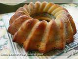 Gâteau sans gluten au citron et graines de pavot