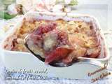 Gratin de fruits au miel, amandes et farine de coco