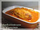 Quenelles de brochet maison gratiné la sauce tomate