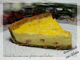 Quiche lorraine sans gluten, sans lactose