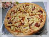 Tarte feuilletée à la rhubarbe