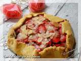 Tartelette rustique aux fraises, sans gluten, sans lait